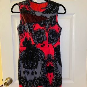 Nanette Lepore Lace Design Mini Dress